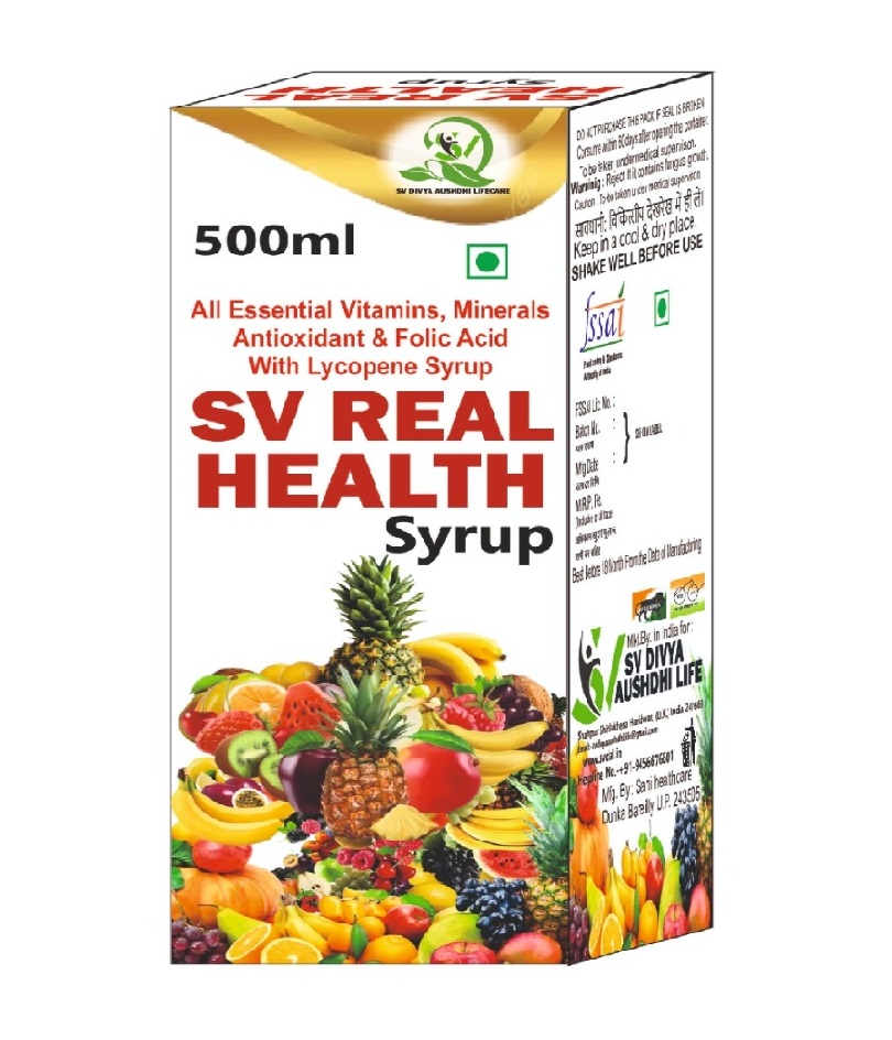SV REAL HEALTH 500 ML SYRUP