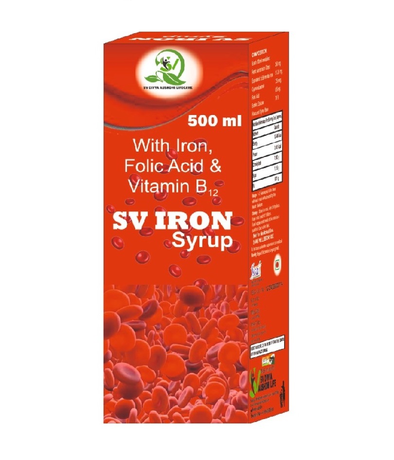 SV IRON 500ML SYRUP